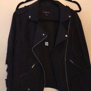 Lane Bryant Moto Style  Tailored Stretch Biker  Jacket